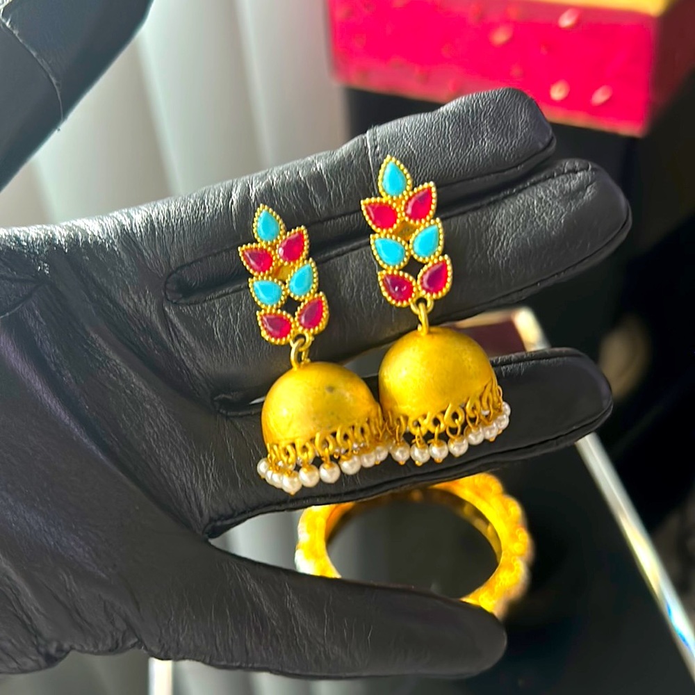 Bracelet and Earrings Set Made in India